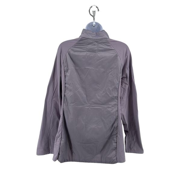 Kyodan Purple Zip Up Active Jacket Womens XXL Mock Neck Wind Resistant Softshell - Picture 5 of 8